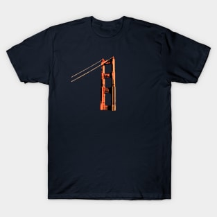 Golden Gate Bridge Tower San Francisco 2 T-Shirt